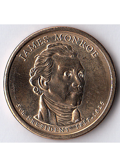 2008 - Dollaro Stati Uniti James Monroe Zecca D